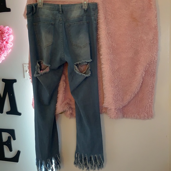 Denim Ripped Jeans - Picture 2 of 2